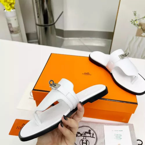 Replica Hermes Slippers For Women #1348680 $85.00 USD for Wholesale