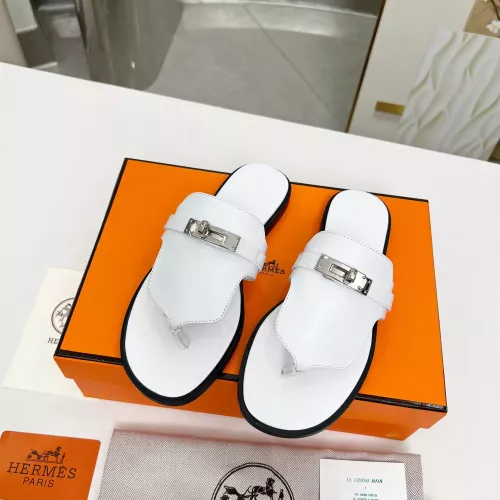 Replica Hermes Slippers For Women #1348680 $85.00 USD for Wholesale