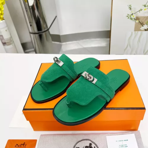 Wholesale Hermes Slippers For Women #1348681 $85.00 USD, Wholesale Quality Replica Hermes Slippers