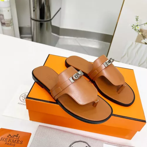 Replica Hermes Slippers For Women #1348682 $85.00 USD for Wholesale