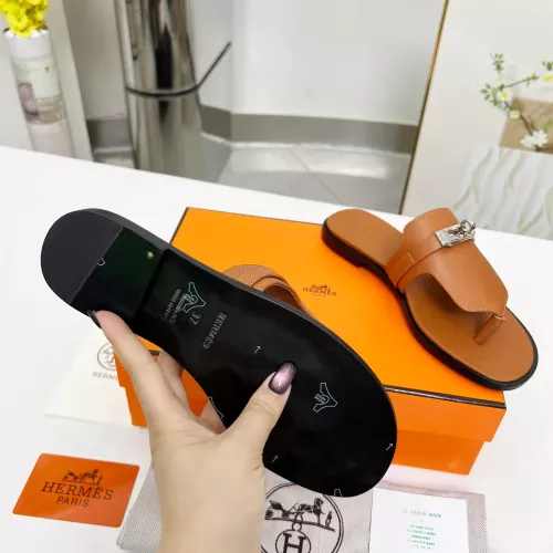 Replica Hermes Slippers For Women #1348682 $85.00 USD for Wholesale