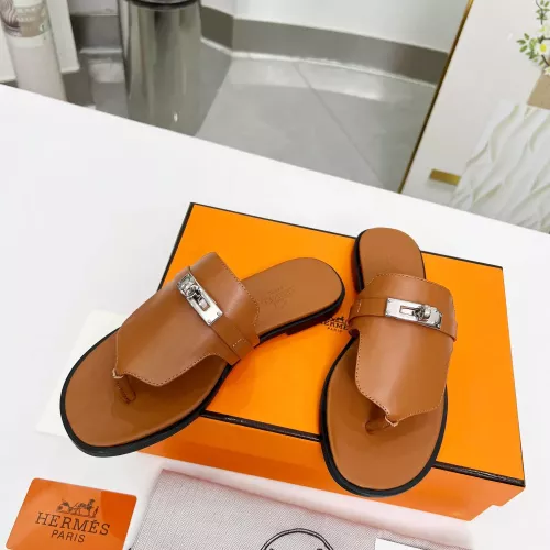 Replica Hermes Slippers For Women #1348682 $85.00 USD for Wholesale