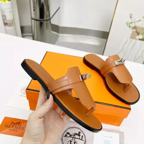 Replica Hermes Slippers For Women #1348682 $85.00 USD for Wholesale