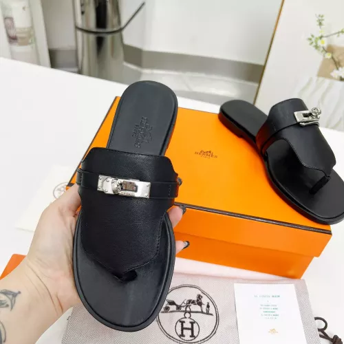 Replica Hermes Slippers For Women #1348683 $85.00 USD for Wholesale