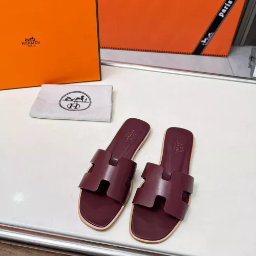 Replica Hermes Slippers For Women #1348689 $80.00 USD for Wholesale