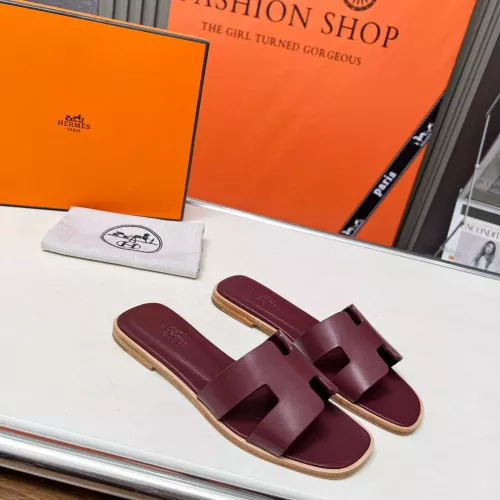 Replica Hermes Slippers For Women #1348689 $80.00 USD for Wholesale