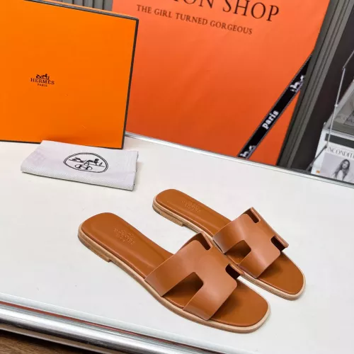 Replica Hermes Slippers For Women #1348692 $80.00 USD for Wholesale