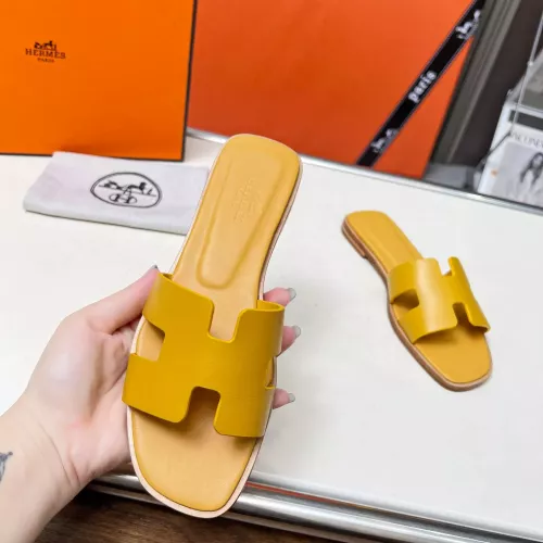 Replica Hermes Slippers For Women #1348695 $80.00 USD for Wholesale
