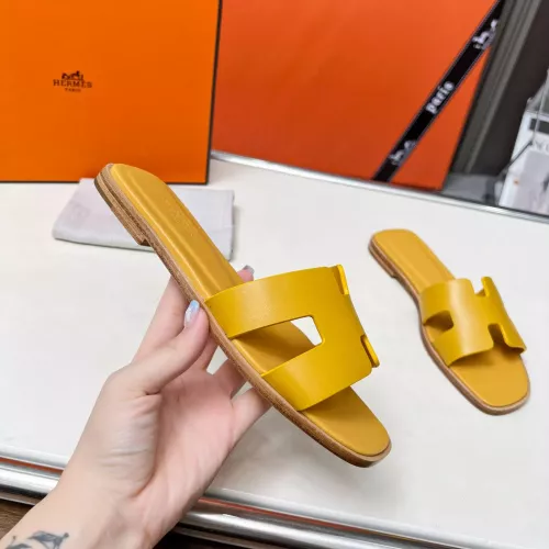 Replica Hermes Slippers For Women #1348695 $80.00 USD for Wholesale