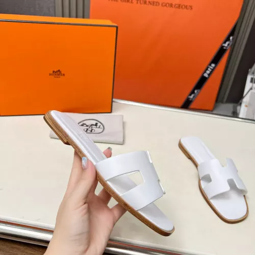 Replica Hermes Slippers For Women #1348696 $80.00 USD for Wholesale