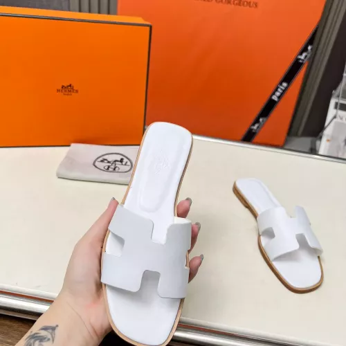 Replica Hermes Slippers For Women #1348696 $80.00 USD for Wholesale
