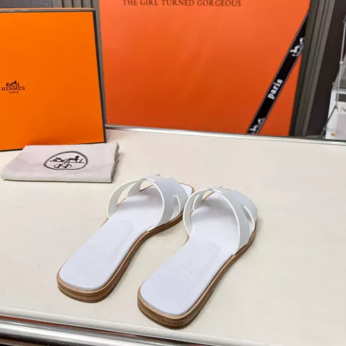 Replica Hermes Slippers For Women #1348696 $80.00 USD for Wholesale