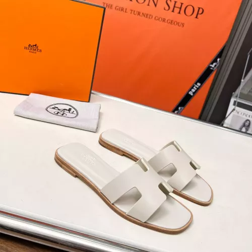 Replica Hermes Slippers For Women #1348698 $80.00 USD for Wholesale