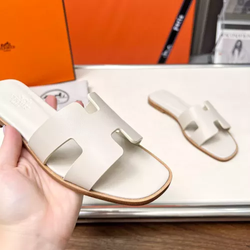 Replica Hermes Slippers For Women #1348698 $80.00 USD for Wholesale