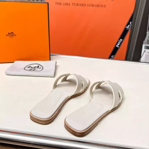 Replica Hermes Slippers For Women #1348698 $80.00 USD for Wholesale