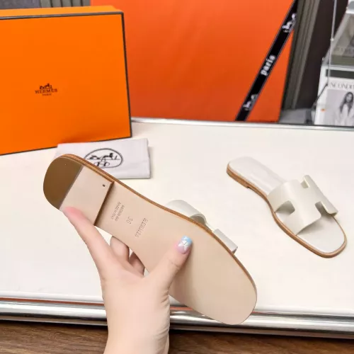 Replica Hermes Slippers For Women #1348698 $80.00 USD for Wholesale