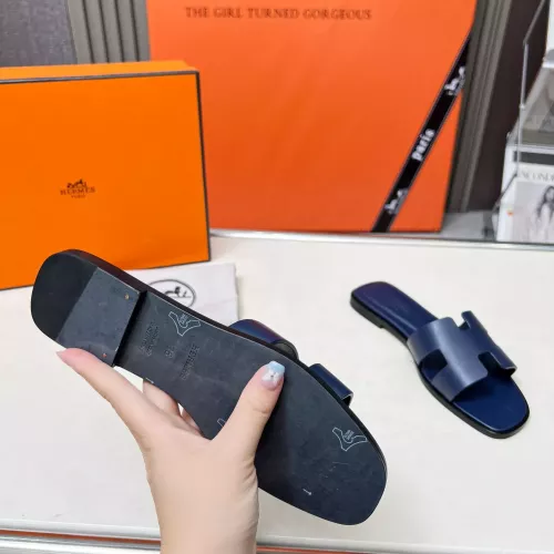 Replica Hermes Slippers For Women #1348700 $80.00 USD for Wholesale