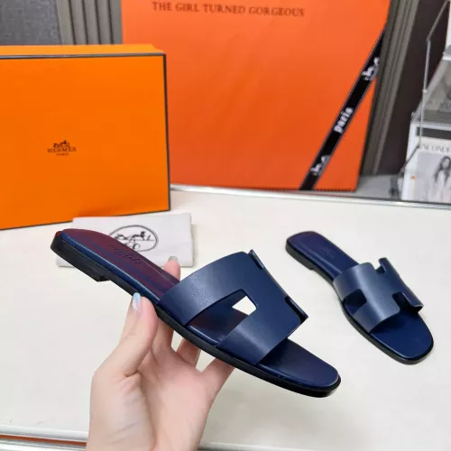 Replica Hermes Slippers For Women #1348700 $80.00 USD for Wholesale