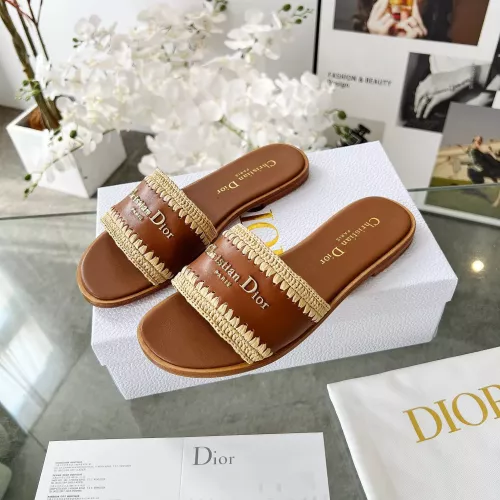 Wholesale Christian Dior Slippers For Women #1348717 $88.00 USD, Wholesale Quality Replica Christian Dior Slippers