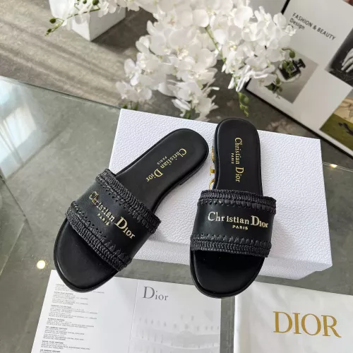 Replica Christian Dior Slippers For Women #1348718 $88.00 USD for Wholesale