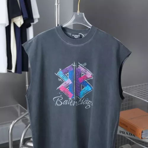 Wholesale Balenciaga T-Shirts Sleeveless For Unisex #1348759 $40.00 USD, Wholesale Quality Replica Balenciaga T-Shirts