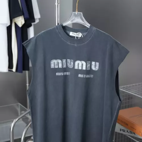 Wholesale MIU MIU T-Shirts Sleeveless For Unisex #1348838 $39.00 USD, Wholesale Quality Replica MIU MIU T-Shirts