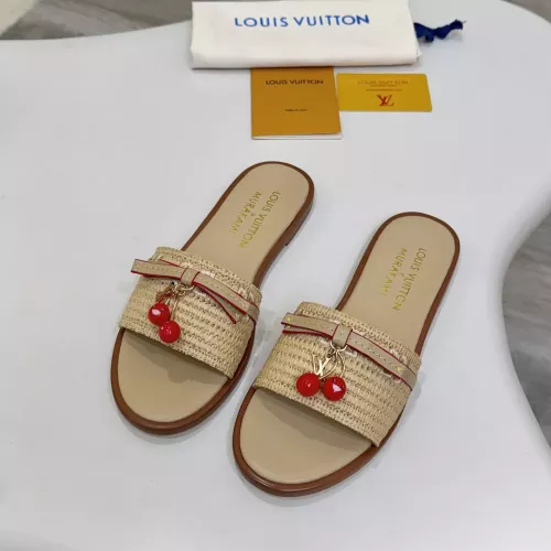 Wholesale Louis Vuitton Slippers For Women #1348882 $115.00 USD, Wholesale Quality Replica Louis Vuitton Slippers