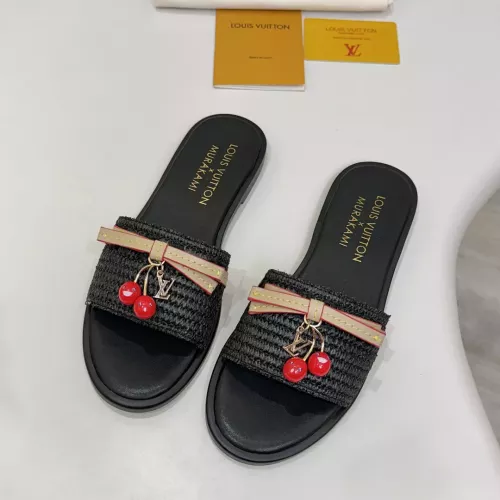 Wholesale Louis Vuitton Slippers For Women #1348883 $115.00 USD, Wholesale Quality Replica Louis Vuitton Slippers
