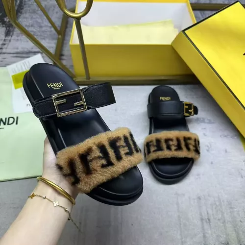 Wholesale Fendi Sandal For Women #1348933 $82.00 USD, Wholesale Quality Replica Fendi Sandal
