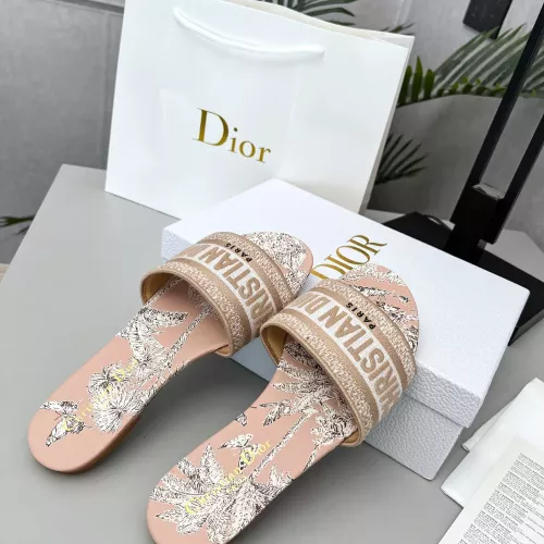 Replica Christian Dior Slippers For Women #1348940 $72.00 USD for Wholesale