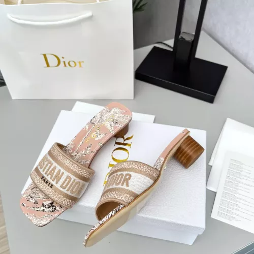 Replica Christian Dior Slippers For Women #1348941 $82.00 USD for Wholesale