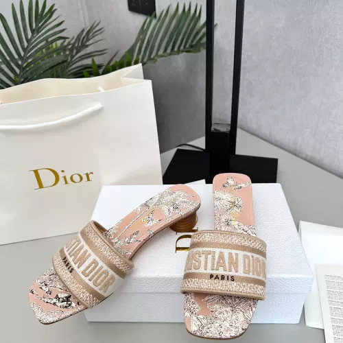 Replica Christian Dior Slippers For Women #1348941 $82.00 USD for Wholesale