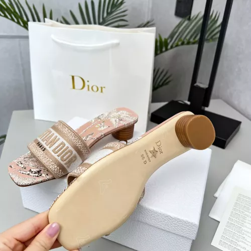 Replica Christian Dior Slippers For Women #1348941 $82.00 USD for Wholesale