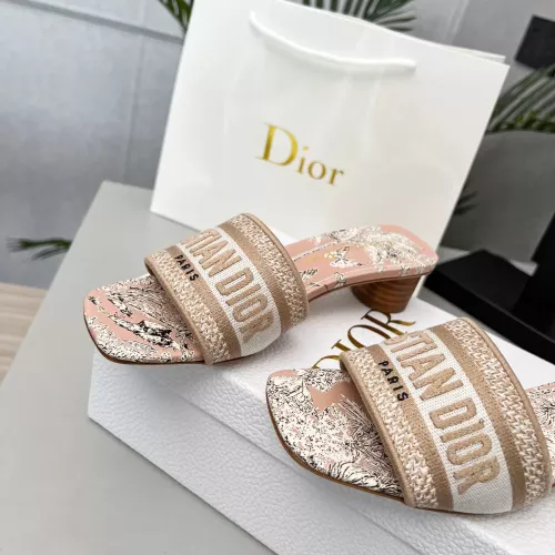Replica Christian Dior Slippers For Women #1348941 $82.00 USD for Wholesale