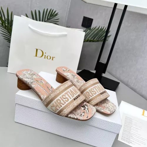 Replica Christian Dior Slippers For Women #1348941 $82.00 USD for Wholesale