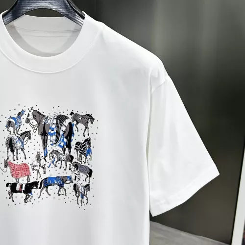 Replica Hermes T-Shirts Short Sleeved For Men #1349010 $64.00 USD for Wholesale