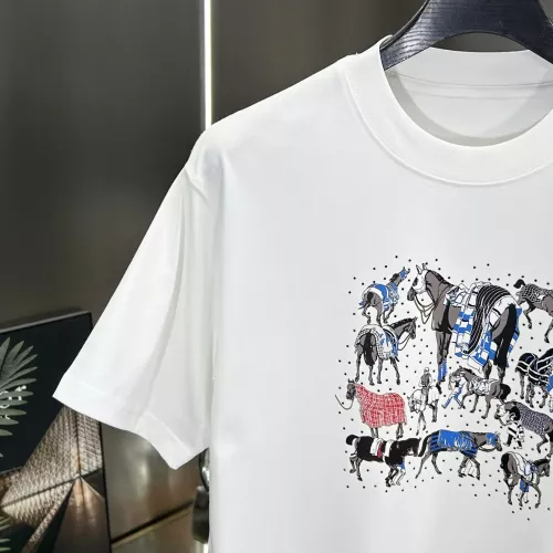 Replica Hermes T-Shirts Short Sleeved For Men #1349010 $64.00 USD for Wholesale