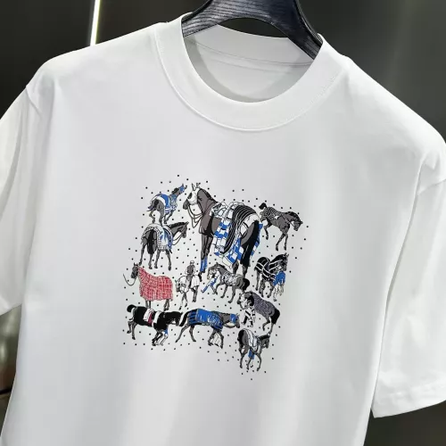 Replica Hermes T-Shirts Short Sleeved For Men #1349010 $64.00 USD for Wholesale