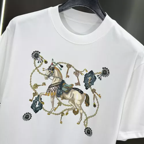 Replica Hermes T-Shirts Short Sleeved For Men #1349016 $64.00 USD for Wholesale