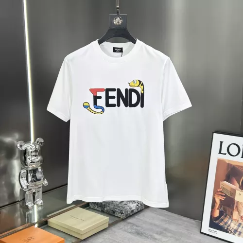 Wholesale Fendi T-Shirts Short Sleeved For Men #1349099 $80.00 USD, Wholesale Quality Replica Fendi T-Shirts