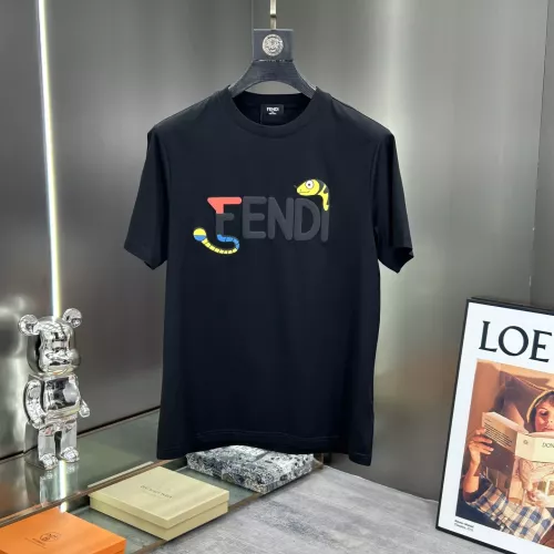 Wholesale Fendi T-Shirts Short Sleeved For Men #1349101 $80.00 USD, Wholesale Quality Replica Fendi T-Shirts