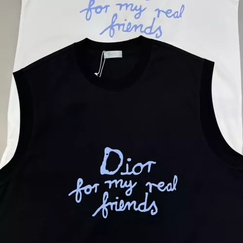 Replica Christian Dior T-Shirts Sleeveless For Unisex #1349107 $68.00 USD for Wholesale
