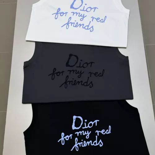 Replica Christian Dior T-Shirts Sleeveless For Unisex #1349107 $68.00 USD for Wholesale