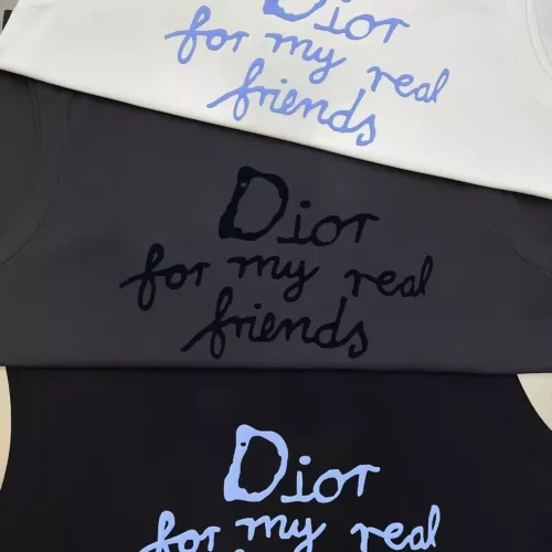 Replica Christian Dior T-Shirts Sleeveless For Unisex #1349107 $68.00 USD for Wholesale