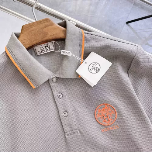 Replica Hermes T-Shirts Short Sleeved For Men #1349144 $92.00 USD for Wholesale