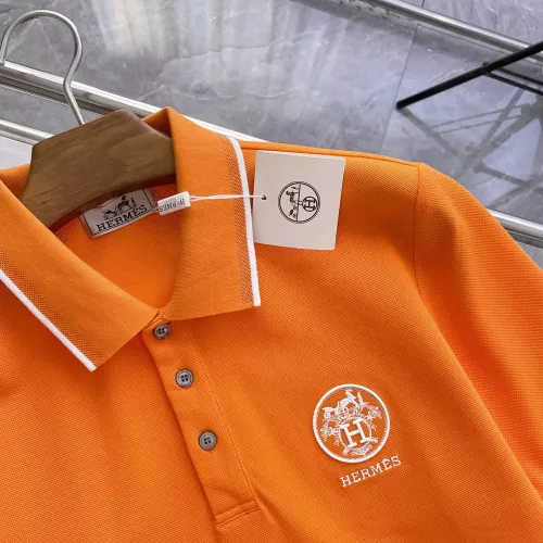 Replica Hermes T-Shirts Short Sleeved For Men #1349146 $92.00 USD for Wholesale