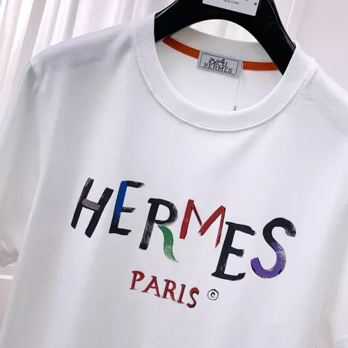 Replica Hermes T-Shirts Short Sleeved For Men #1349185 $85.00 USD for Wholesale