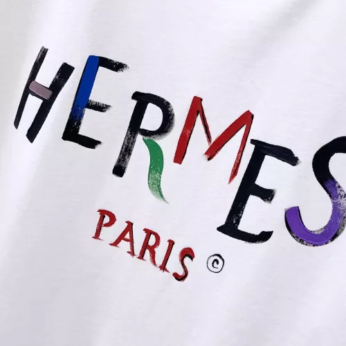 Replica Hermes T-Shirts Short Sleeved For Men #1349185 $85.00 USD for Wholesale