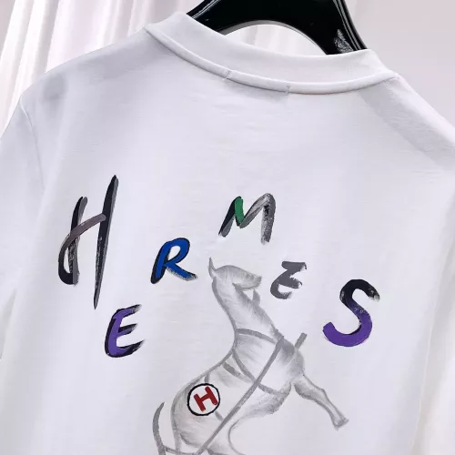 Replica Hermes T-Shirts Short Sleeved For Men #1349185 $85.00 USD for Wholesale