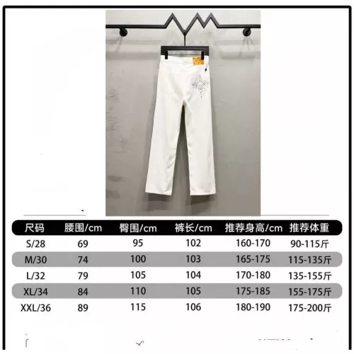 Replica Louis Vuitton LV Jeans For Men #1349288 $60.00 USD for Wholesale